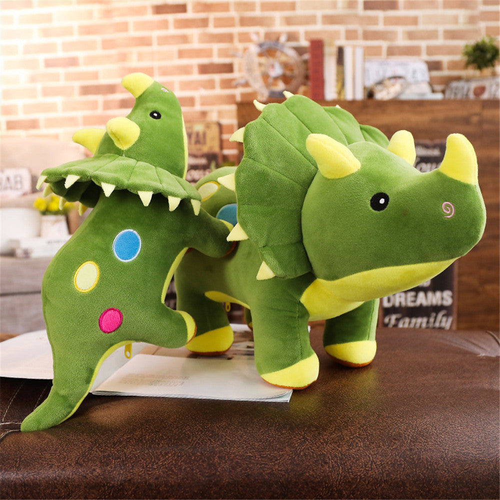 Green Triceratops Plushie Plush Toy