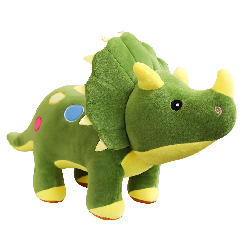 Green Triceratops Plushie / 40Cm Plush Toy