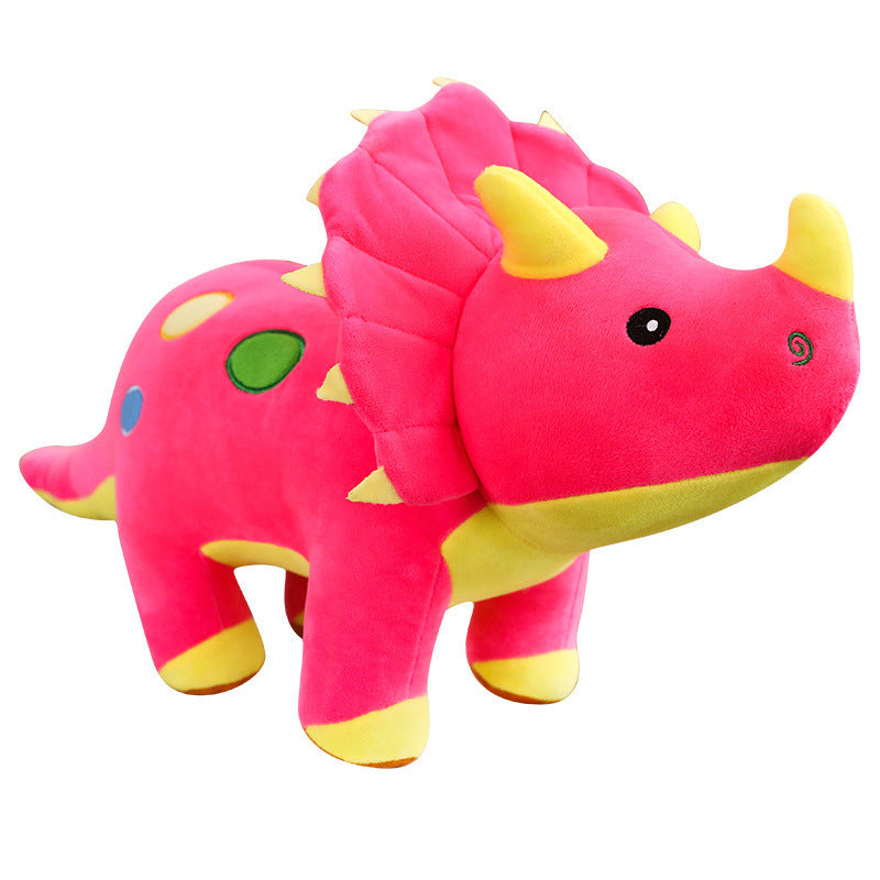 Green Triceratops Plushie Pink / 40Cm Plush Toy