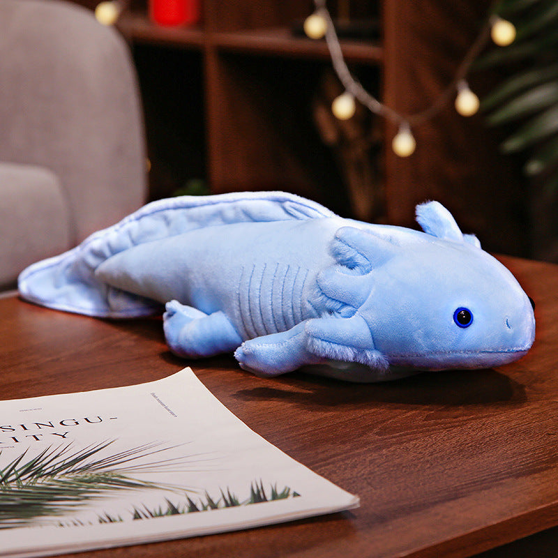 Silken Axolotl Plush Pillow Blue / 45Cm Toy