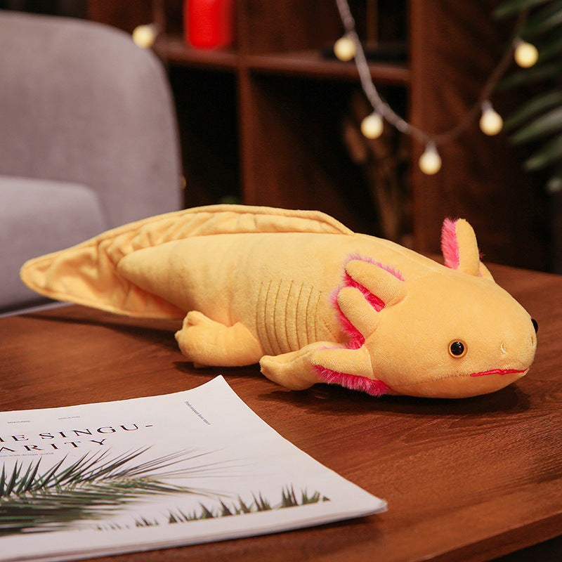 Silken Axolotl Plush Pillow Yellow / 45Cm Toy