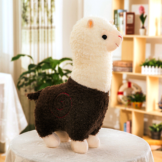 Lovely Alpaca Plushie Brown / Large (80Cm) Plush Toy