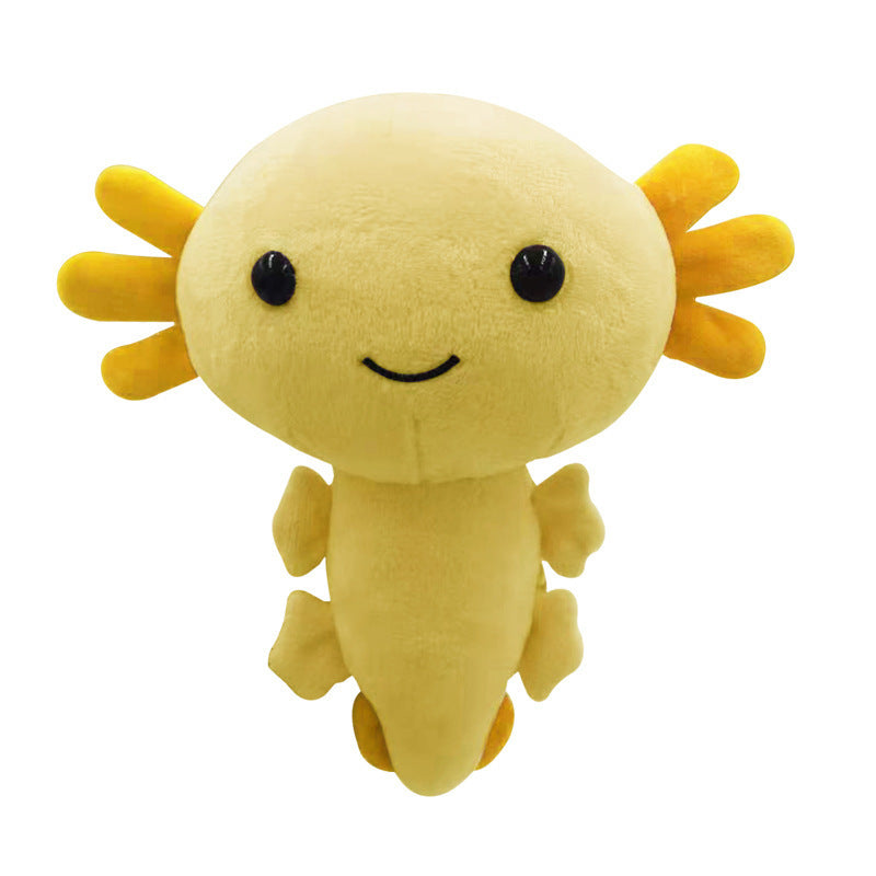 Vivid Axolotl Plushie Yellow Plush Toy